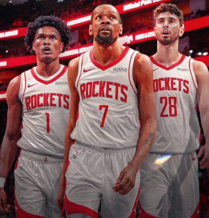 火箭媒體:杜蘭特、阿門、申京組成的三巨頭 在NBA的排名是?
